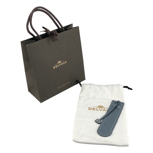 Delvaux leather bag charm - leather,