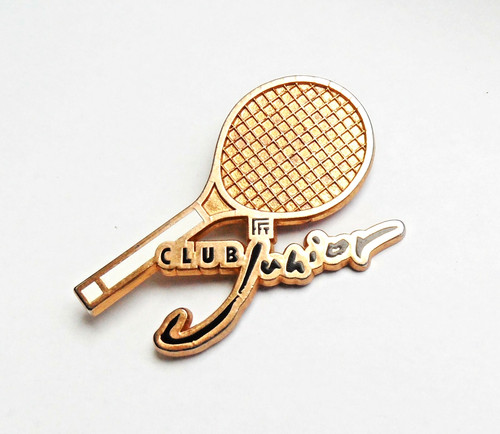 Broche raquette tennis fft - de,