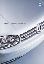 Catalogue Brochure VW Golf V6