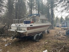 1977 Apollo 25' Boat w/ Title & Trailer