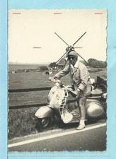 photo of the scooter ACMA Vespa (the French Vespa Piaggio) in Holland - 1950s