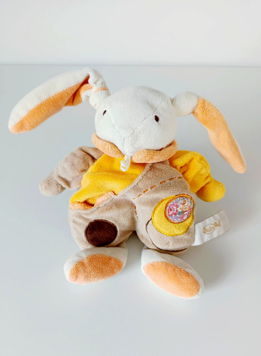 Peluche doudou lapin blanc - peluche/doudou,