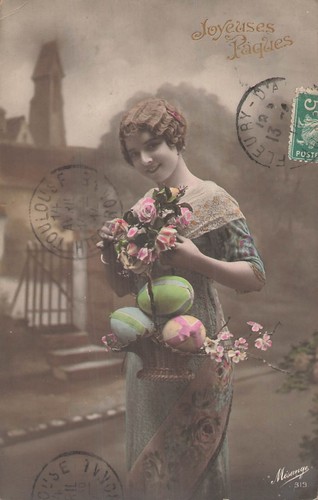 Paques femme elegante - paques,