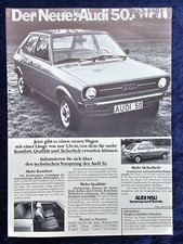 Audi 50, original advertisement from 1975