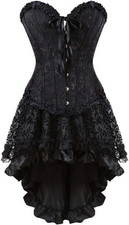 Corset Bustier Jupe Femme Robe