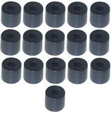 16x Pieds en caoutchouc 38 x 33 mm avec insert en acier ADAM HALL Pied de Meuble