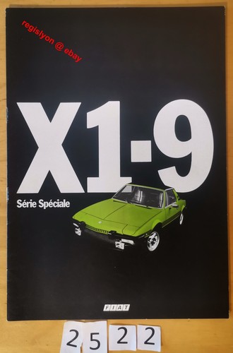 Fiat série spéciale - fiat, x1-9