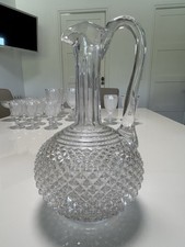 Carafe aiguière en cristal de