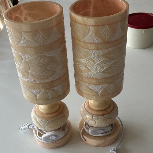 Paire lampes table pierre - de,