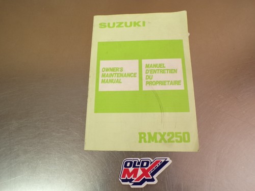 Manuel entretien suzuki 250 - d'entretien,