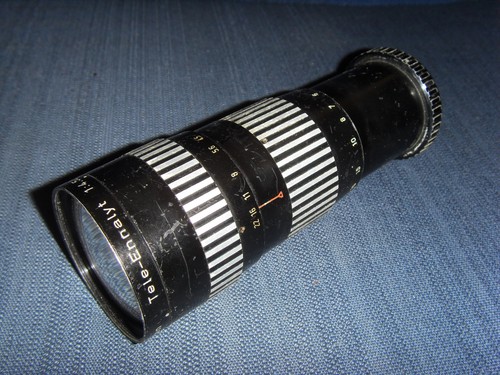 Ancien objectif photo vintage