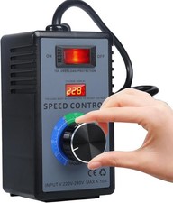 Variateur de Vitesse pour Moteur 220V AC 10A 4000W SCR Régulateur de Tension 