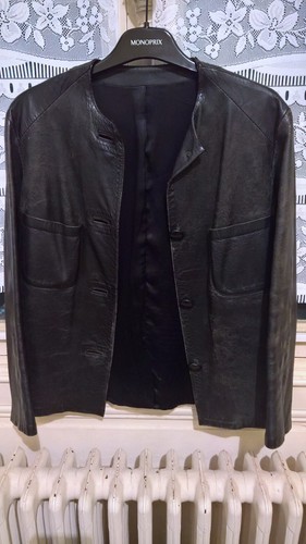 Veste cuir noir femme - cuir,