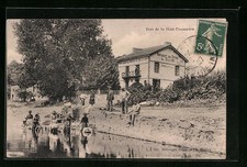Old postcard Haie-Fouassière, Le Port, Restaurant des Coteaux 1907 