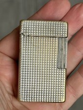 Briquet Dupont Plaque Argent