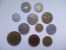 Lot de monnaies anciennes du Maroc (Protectorat français)