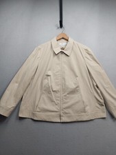 Real Clothes Salon Z Saks 5th Avenue Lightweight Jacket Womens XXL Tan Zip Front