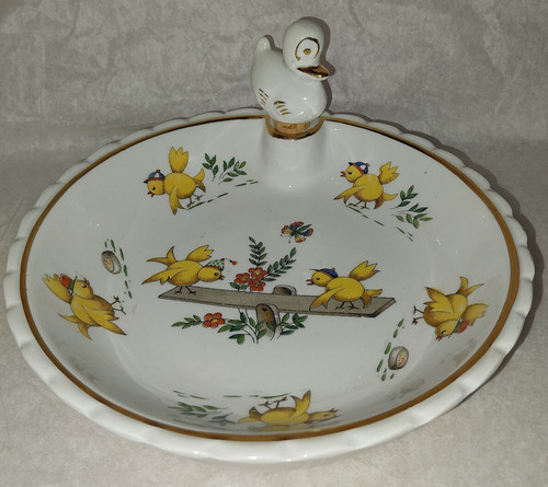 Assiette bouillie ancienne - assiette,