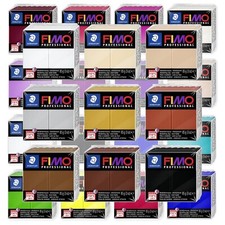 FIMO Professionnel Polymère Modelage Four Cuisson Argile 85g Couleur Lot Initial