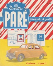 BUVARD biscuits paré n°20 Peugeot 203