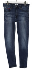 Tommy Hilfiger Skinny Simon Cobco Hommes Jeans W30/L32 Bleu Délavé Whiskers Zip