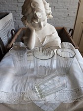 4 anciens  Pots à confiture