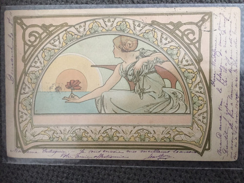 Carte postale ancienne - ancienne, mucha