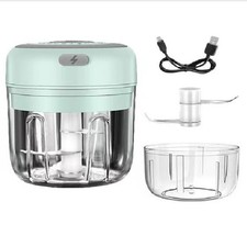 New 250ml Cordless Electric Mini Chopper Portable Rechargeable Garlic Processor