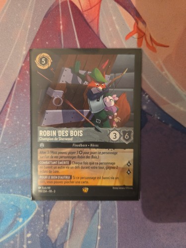 Carte lorcana disney tcg robin - carte,
