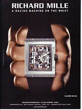 ADVERTISING PAPER 014 2013 RICHARD MILLE WATCH
