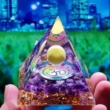 ORGONITE PYRAMIDE EN AMETHYSTE