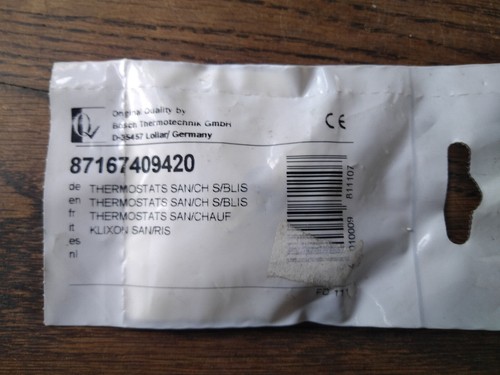 Thermostat sanitaire - , +