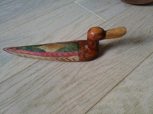 Ancien canard bois - canard, en
