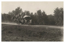 Morocco, transport by van, vintage print, ca.1920 Morocco, transport by cami