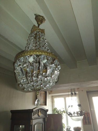Ancien lustre montgolfière - ancien,