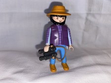 Playmobil Homme Jumelles De La Cabane Des Pêcheurs 3826 Vintage