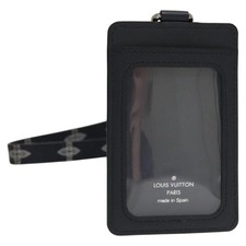 LOUIS VUITTON Savanna Chapman Brothers Porte Badge Case M67902 LV Auth 109814A