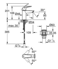 Robinet Grohe Taille S 