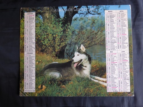 Almanach des postes 1987 husky - des,