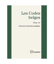 Les Codes belges. Tome 14