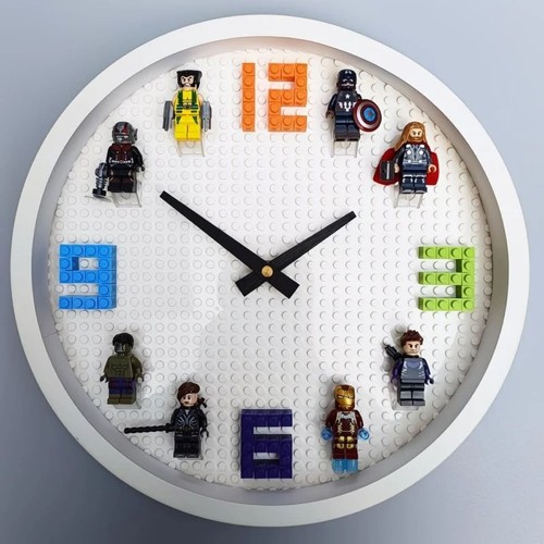 Horloge murale super héros - horloge, super-héros