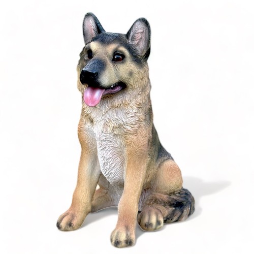 Statuette déco chien berger - statuette,