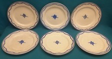 LOT N°4 : 6 ASSIETTES PLATES