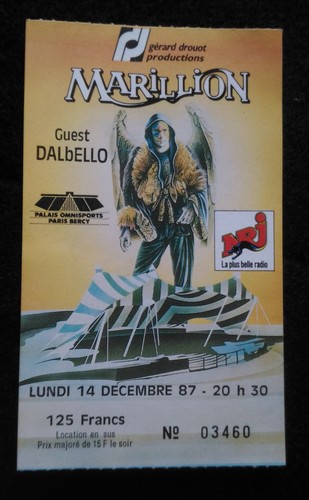 Ticket billet place concert - ticket,