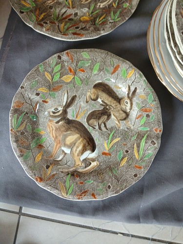 Lot assiettes en - d’,
