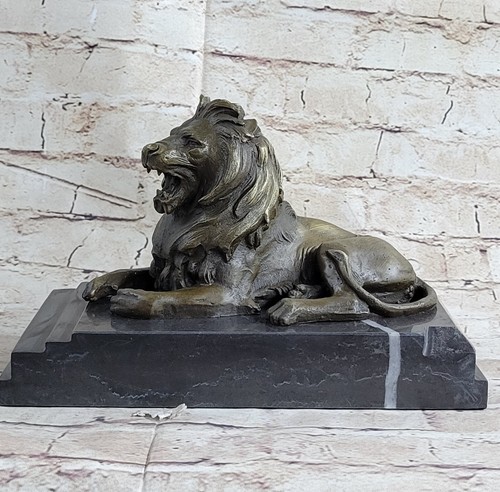 Superbe statue lion en - superbe, de