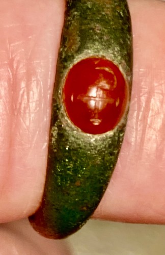Bague antique romaine - bague, sertie
