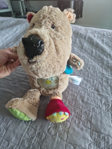 Doudou ours césar beige - doudou,
