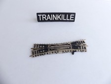 9166 L FLEISCHMANN PICCOLO N 1:160 / AIGUILLAGE TJD TRAVERSEE JONCTION A GAUCHE