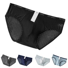 Slip homme en soie glacée